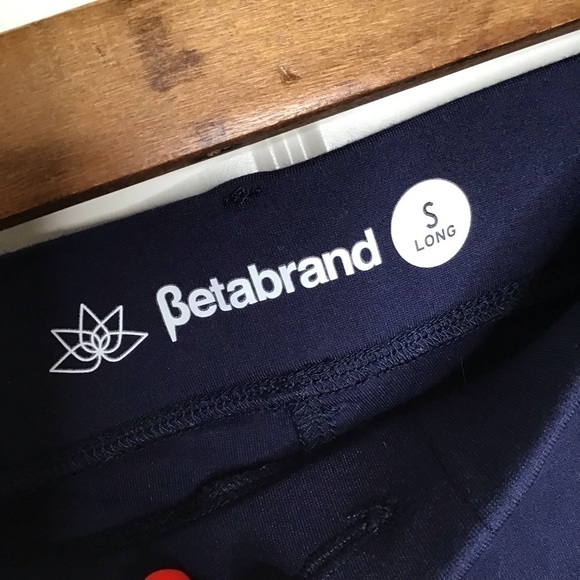 Betabrand Skinny-Leg Classic Dress Pant Yoga Pants in Navy Size Small Long. - Picture 8 of 9
